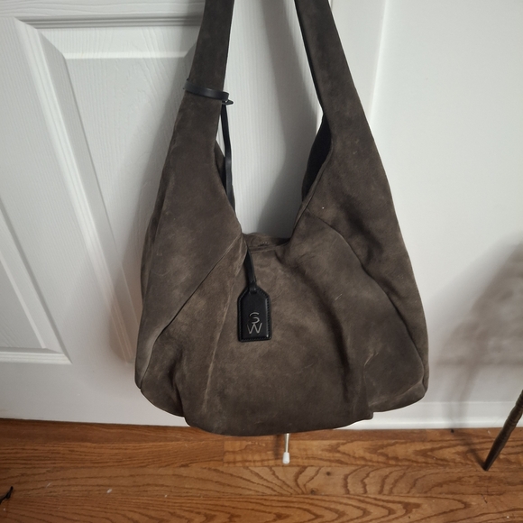 Stuart Weitzman Brown Hobo Bag - Picture 3 of 9